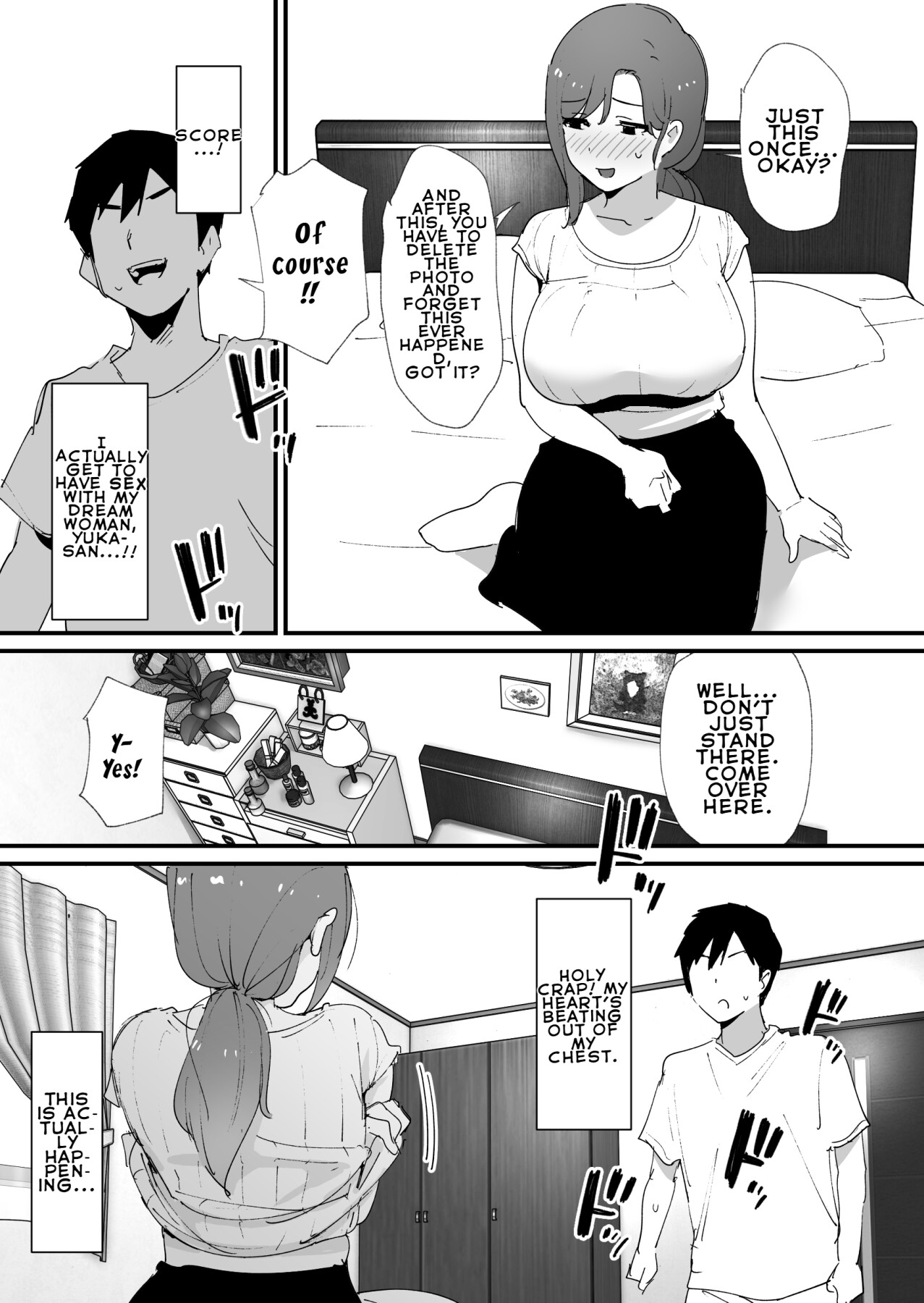 Hentai Manga Comic-The Time I Matched With My Admired Friend's Mom-Read-14